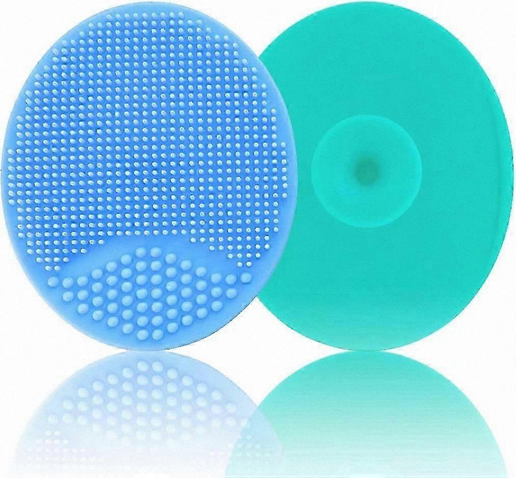 Set of 2 Soft Baby Bath Brushes for Gentle Cleansing