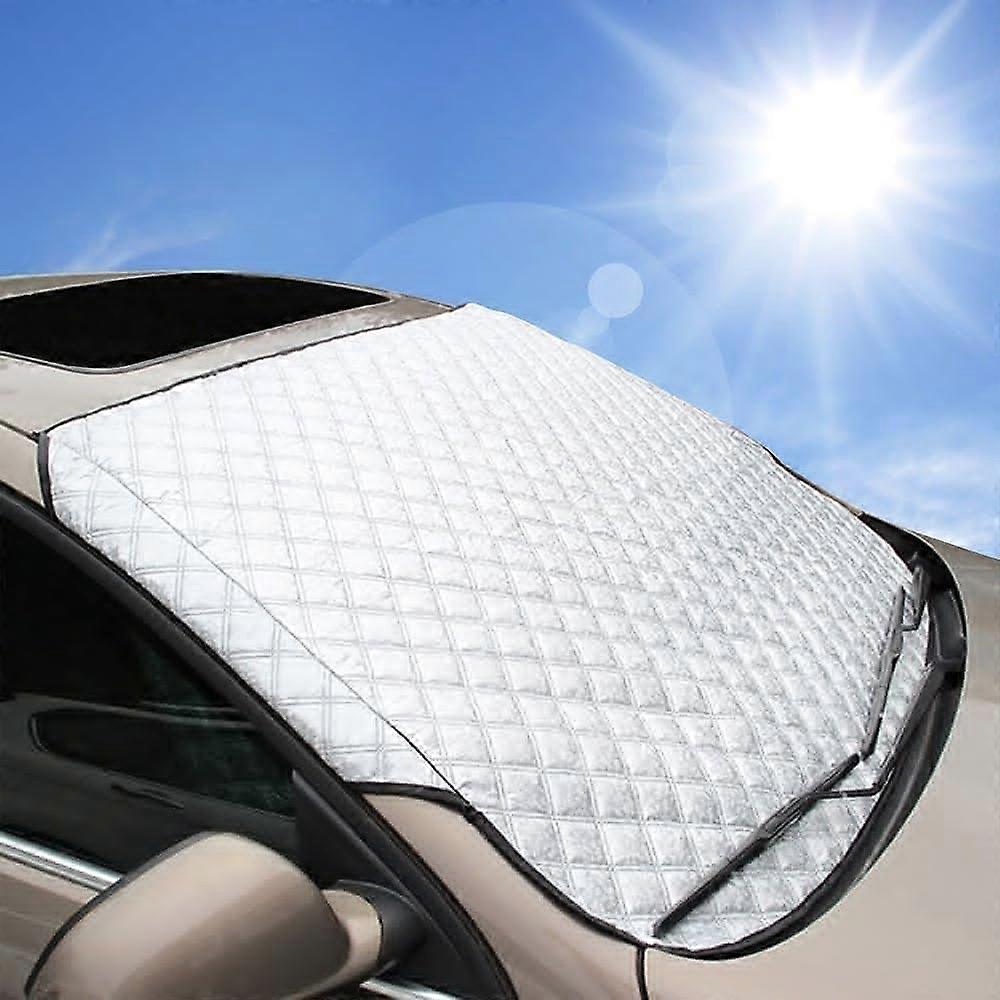 Car Windscreen Frost Cover Magnetic Winter Windscreen Protector Keeps Frost Off For Citroen Jumpy III XL 2016