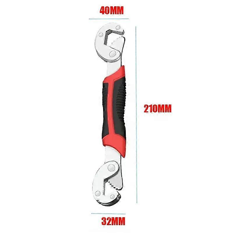 Adjustable Open End Double Wrench Multifunctional Universal Pipeline High Carbon Steel Wrench Set Manual Hardware Grip Tool