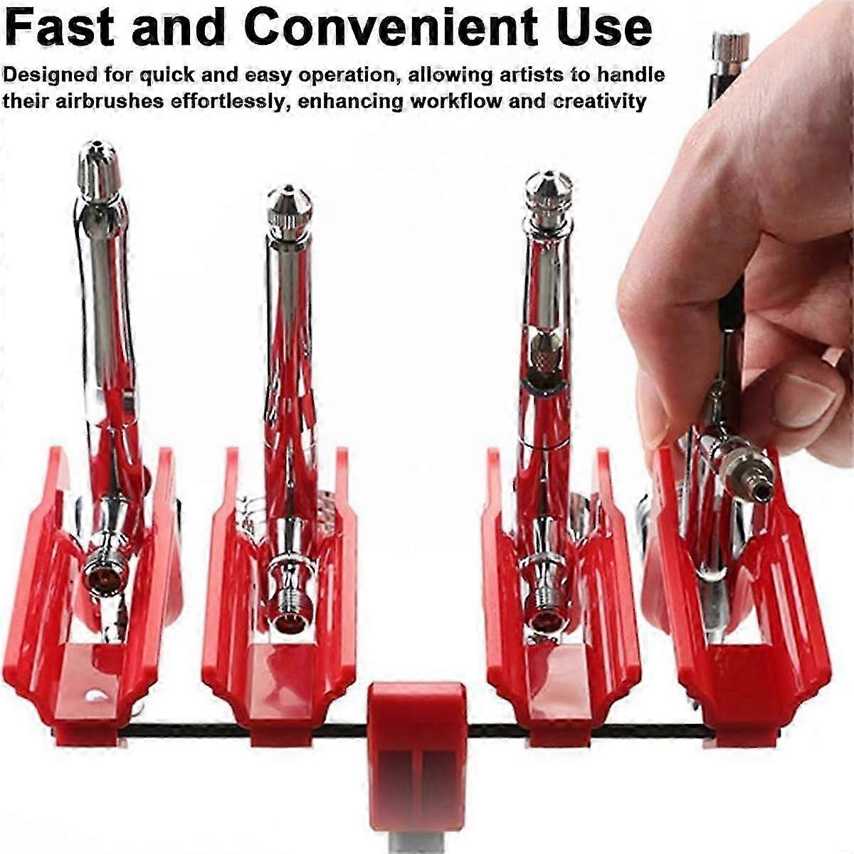 Quick-Release Airbrush Stand Quick Pull Spraying Pen Holder