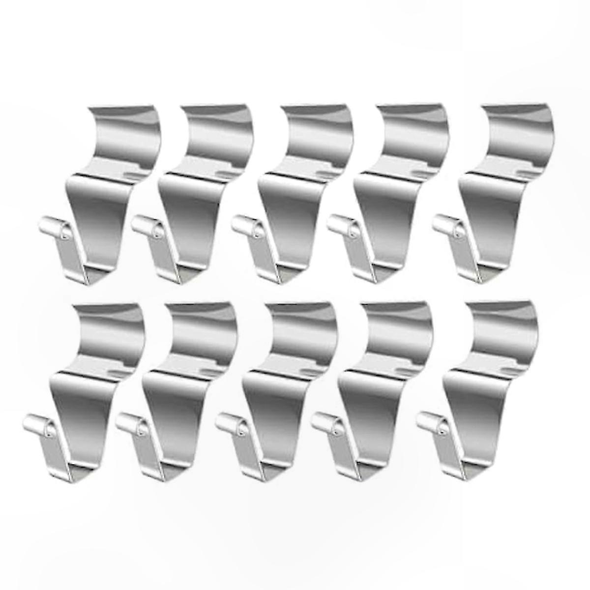 10-Pack Vinyl Siding Hooks and Clips for Quick Installation Without Drilling Holes