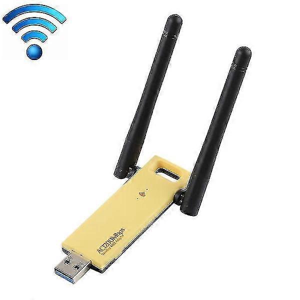 AC1200Mbps 2.4GHz & 5GHz Dual Band USB 3.0 WiFi Adapter External Network Card with 2