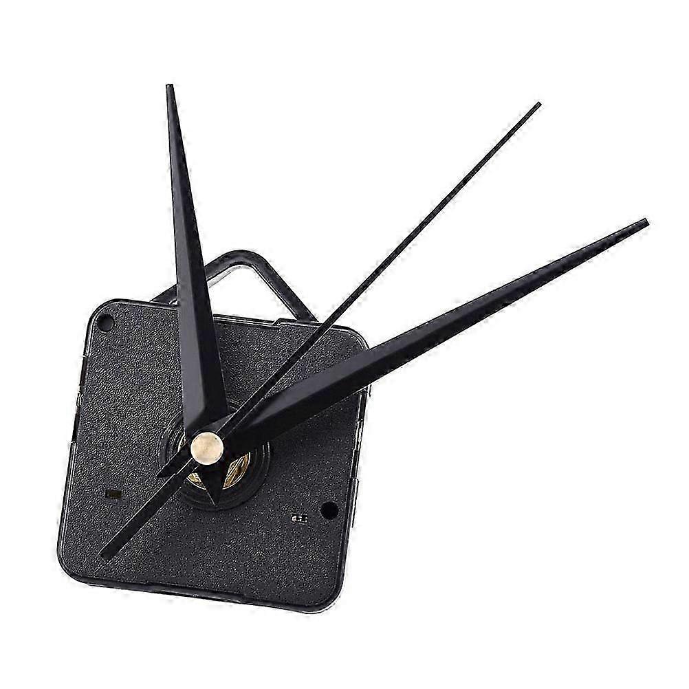Silent clock mechanism for noise-free home and office timepieces