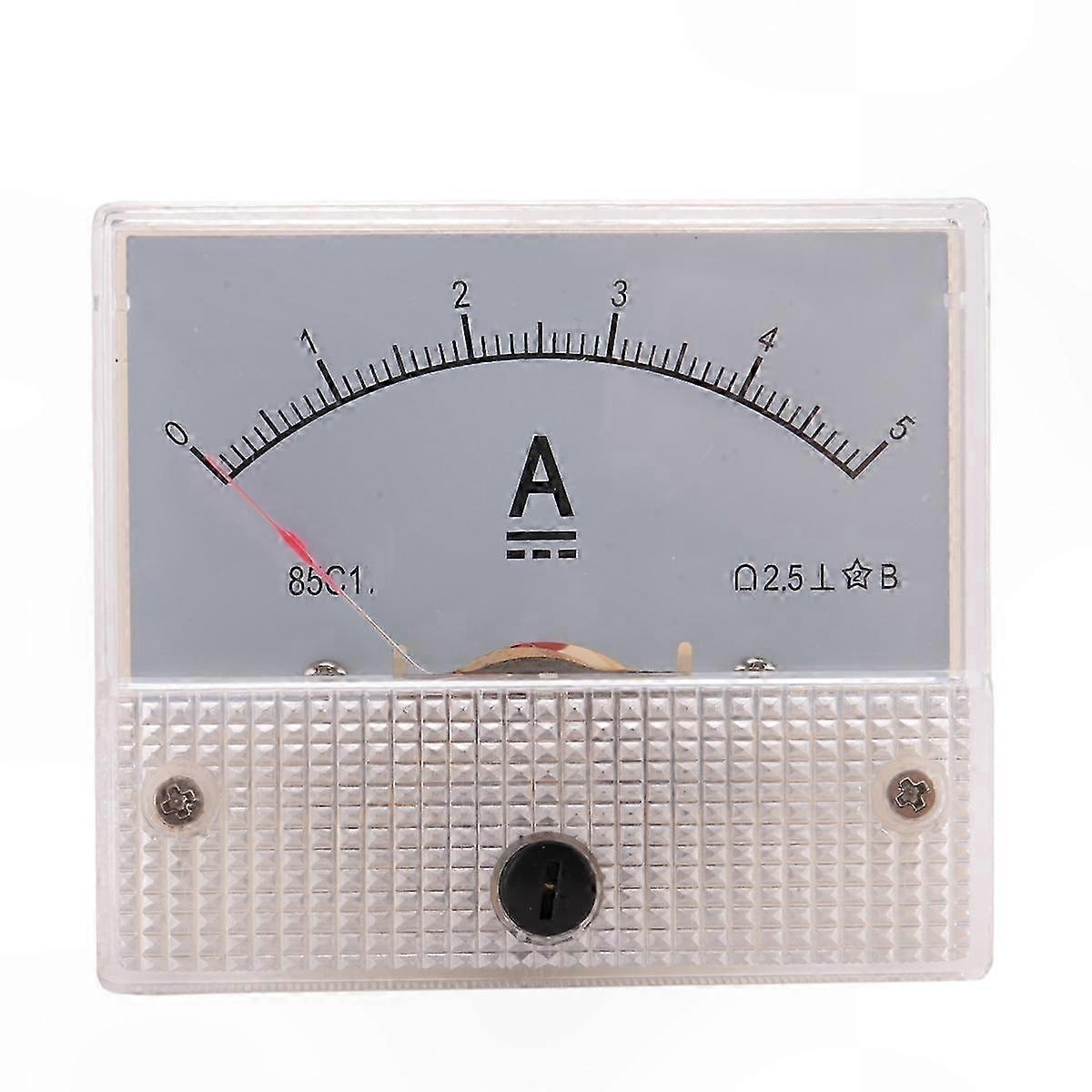 DC 5A Analog Current Panel Meter for AMP Measurement