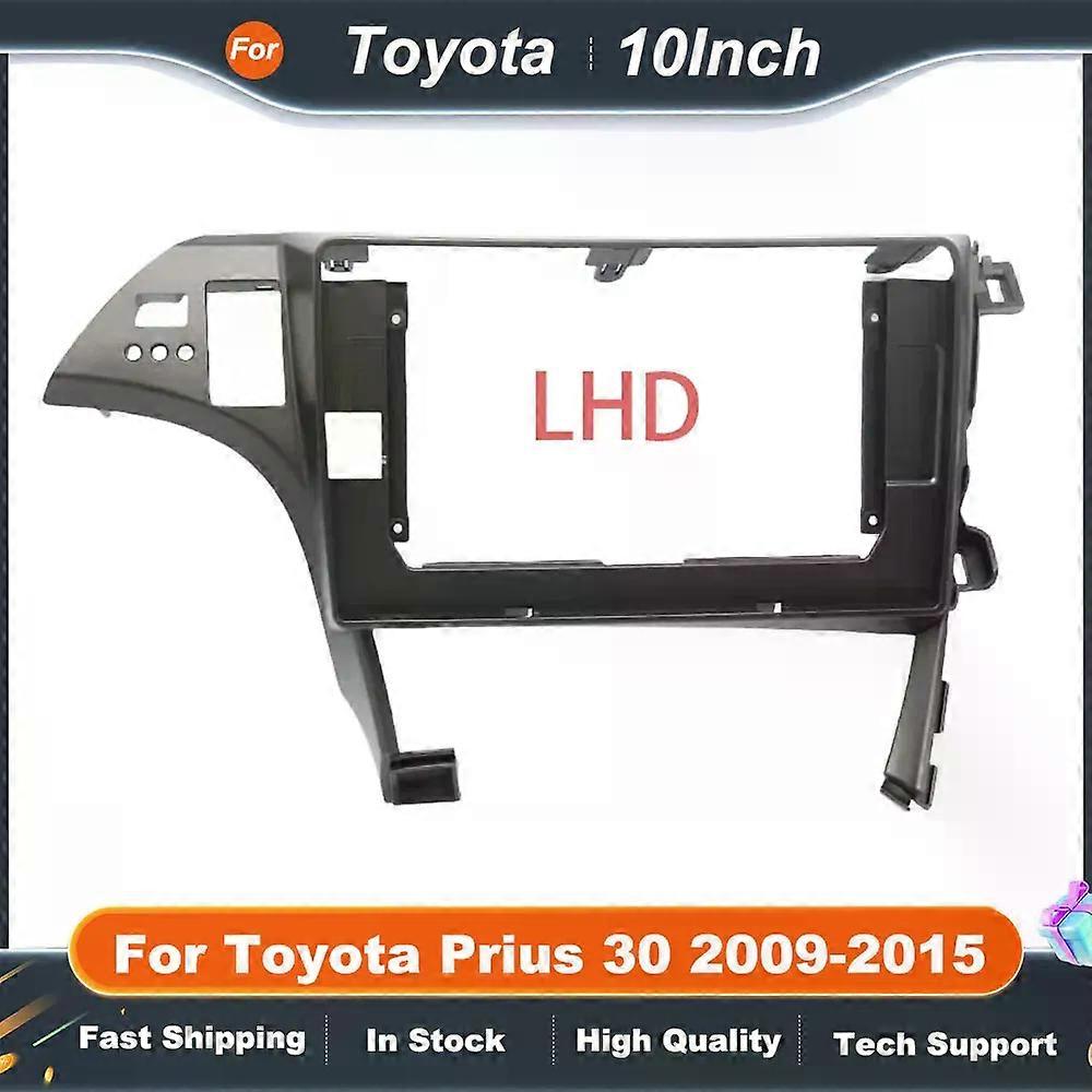 10 Inch Car Frame Fascia Adapter For Toyota Prius 30 2009-2015 Android Radio Dash Fitting Panel Kit