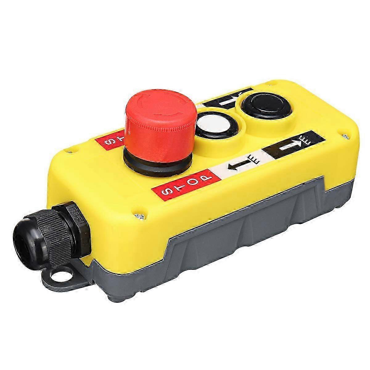 2025 Latest Model Waterproof Industrial 2 Buttons Remote Control Push Button
