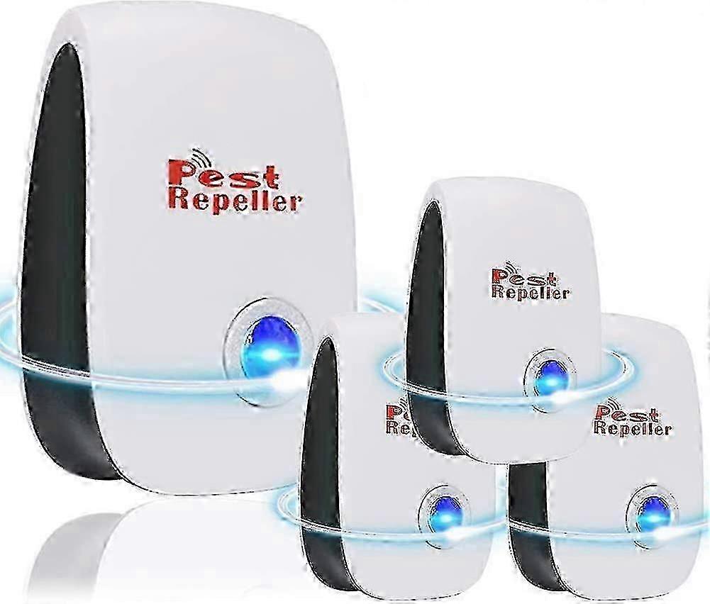 supersonic Mouse And Rat,4pcs Repellent New Version Mosquito Plug Insect Fly Killer Device