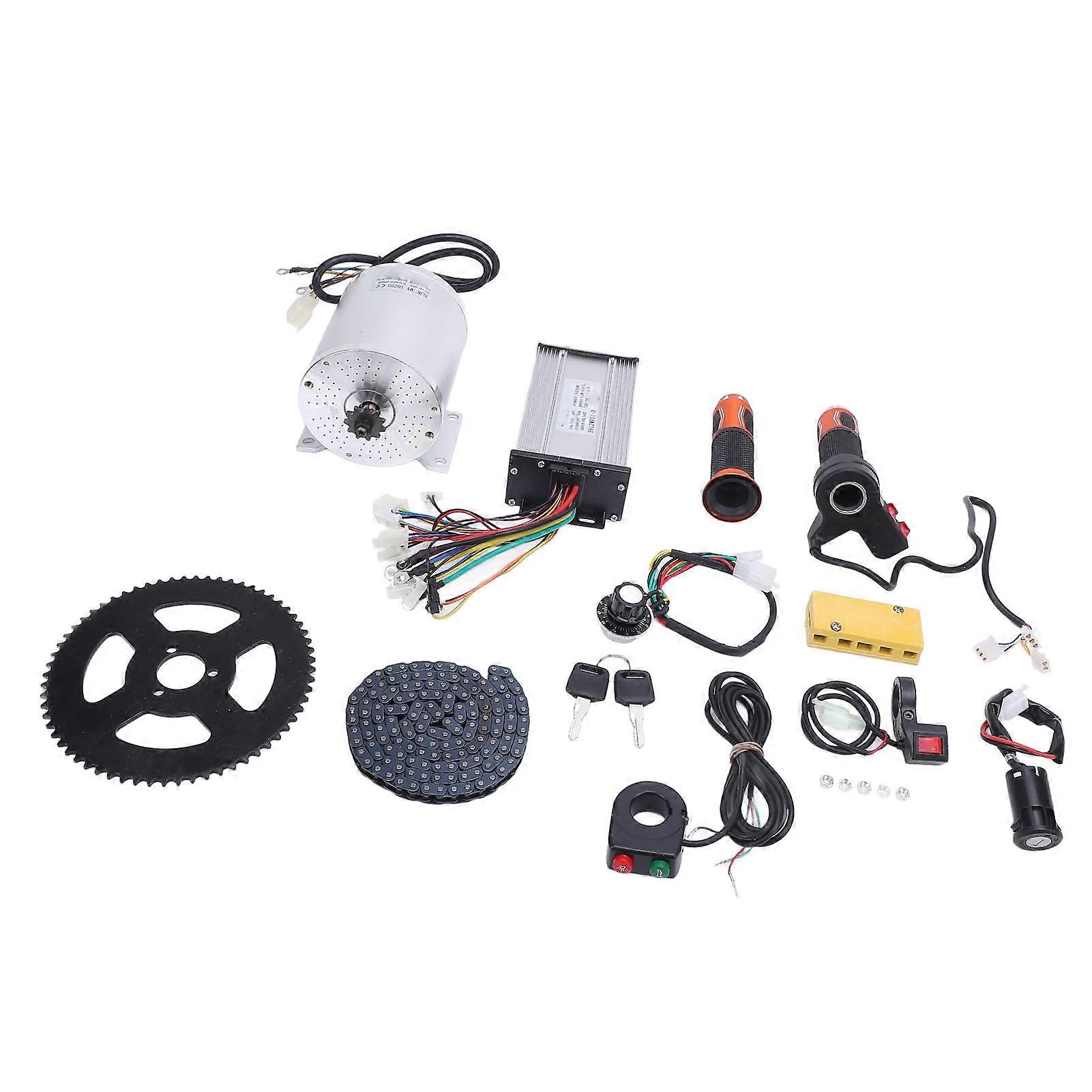 48V 1000W Brushless DC Motor Kit with Controller and Throttle