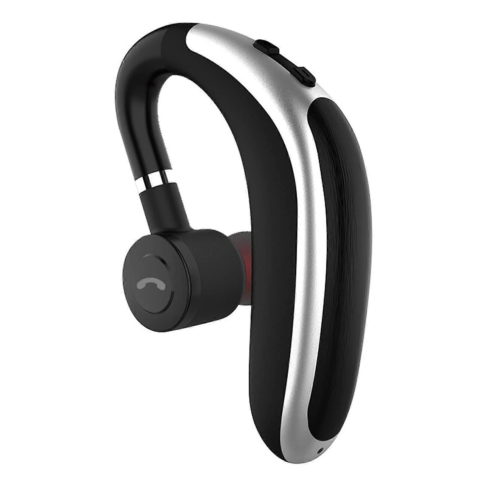 ABV Sporte Wireless Bluetooth Headset InEar EarHook Long Battery Life Black White