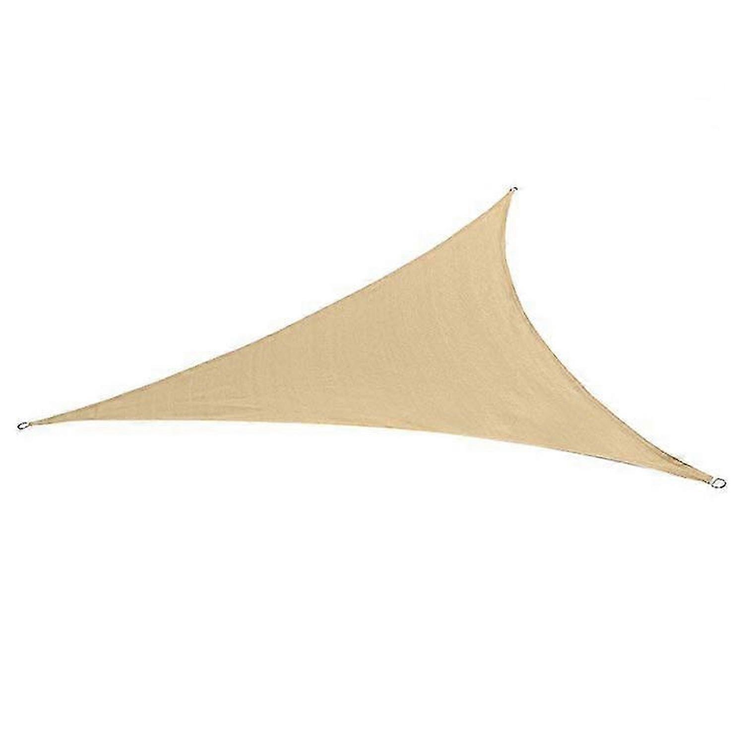 3Meter Beige Triangle Sun Shade Sail Sun Pool Sunscreen Uv Tent