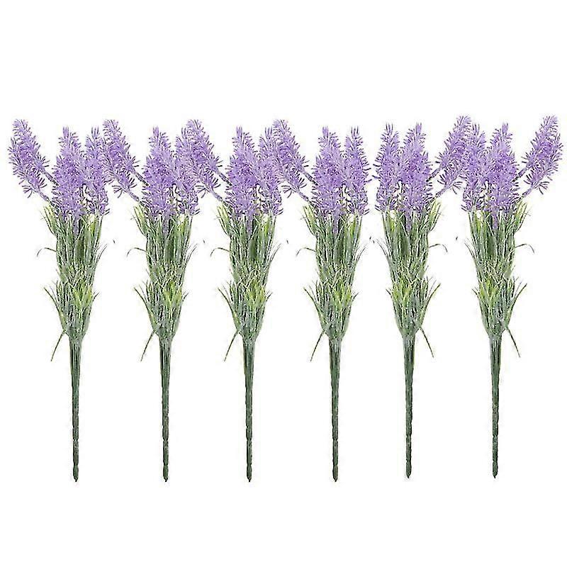 6pcs Artificial Lavender Decor