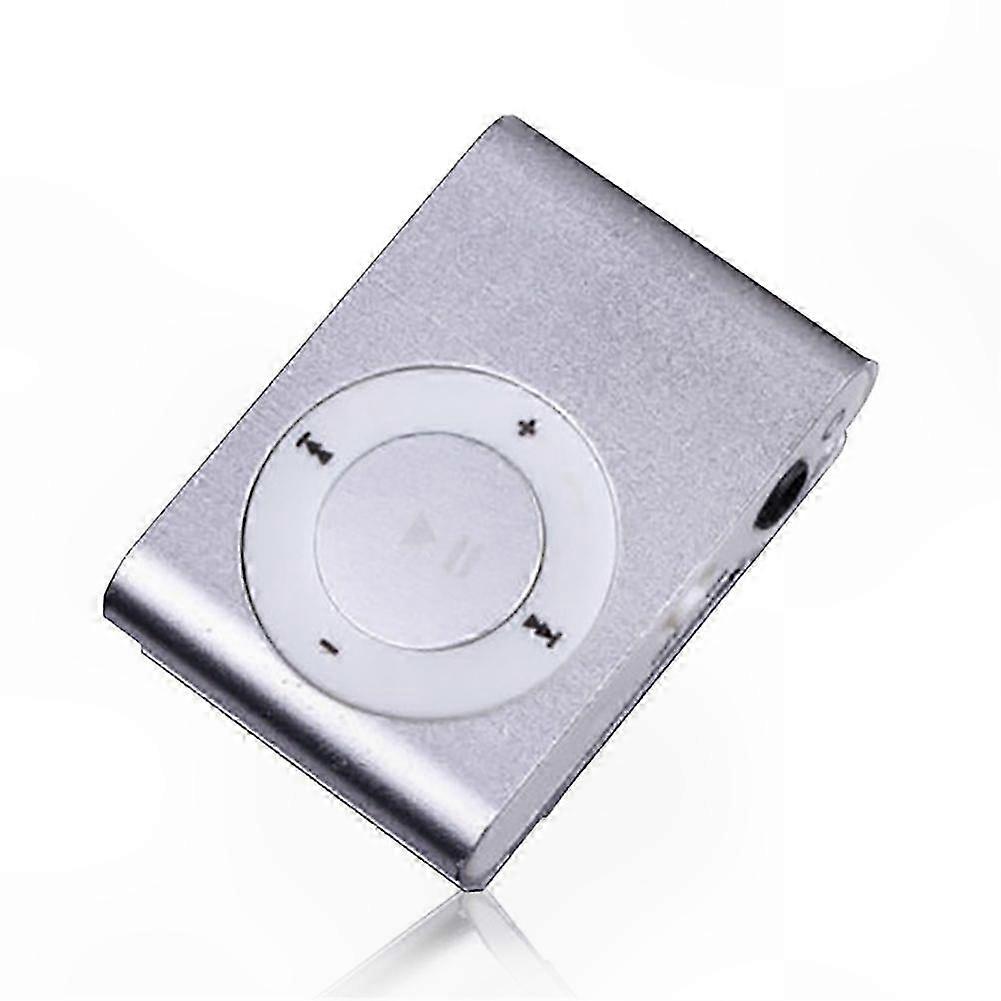 Compact 3.5mm USB MP3 Player with Metal Design for Music and Media Files Portable o Device