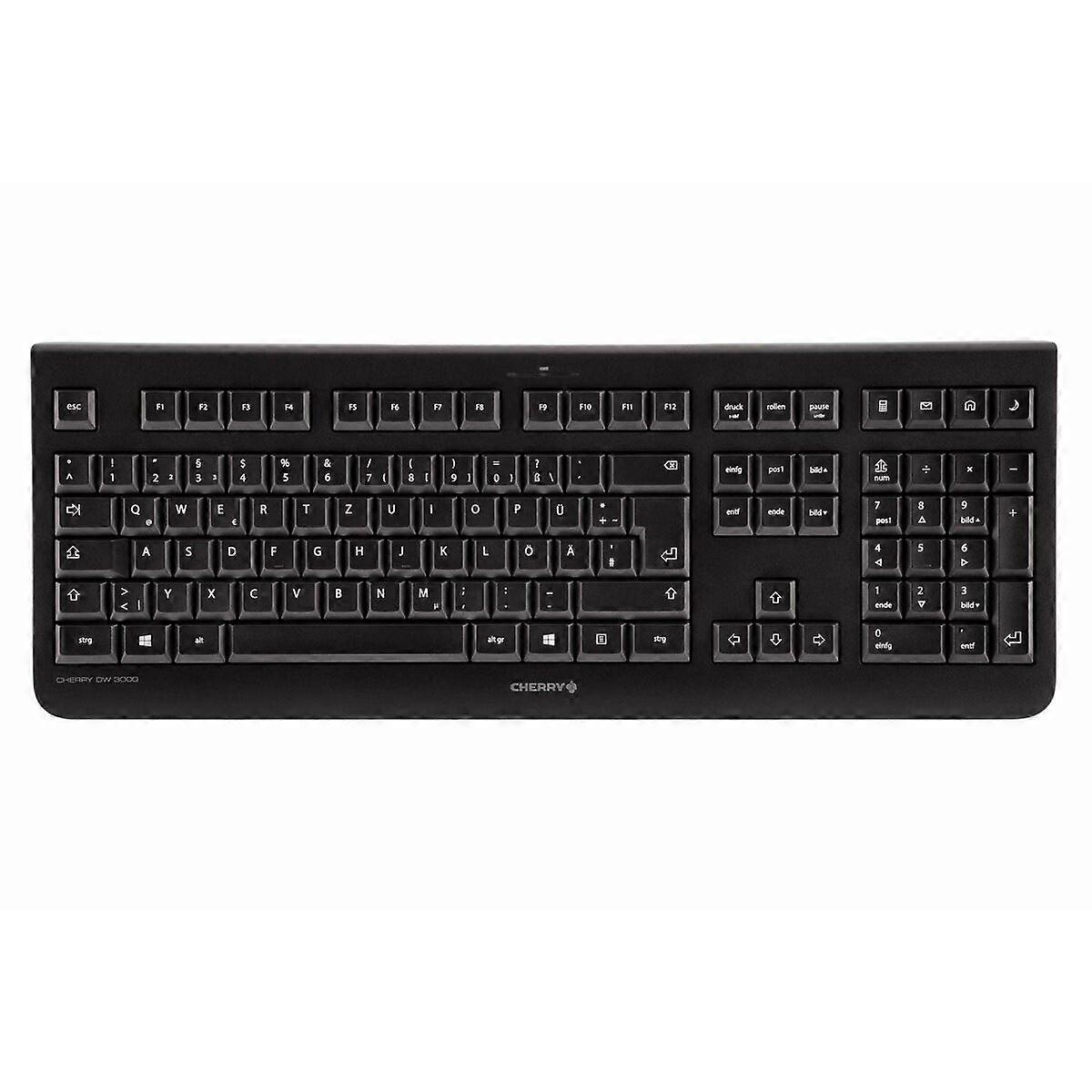 Keyboard and Mouse Cherry DW3000 Qwertz German Black