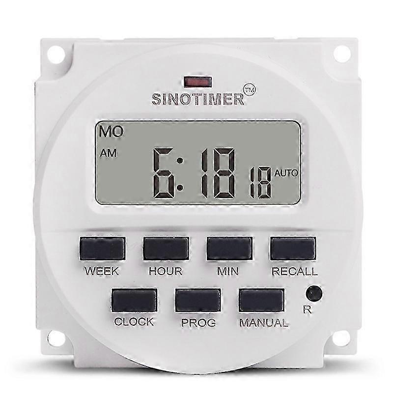 SINOTIMER Tm618N-2 Lcd 1.6 Inch Digital Programmable Timer Switch 2025