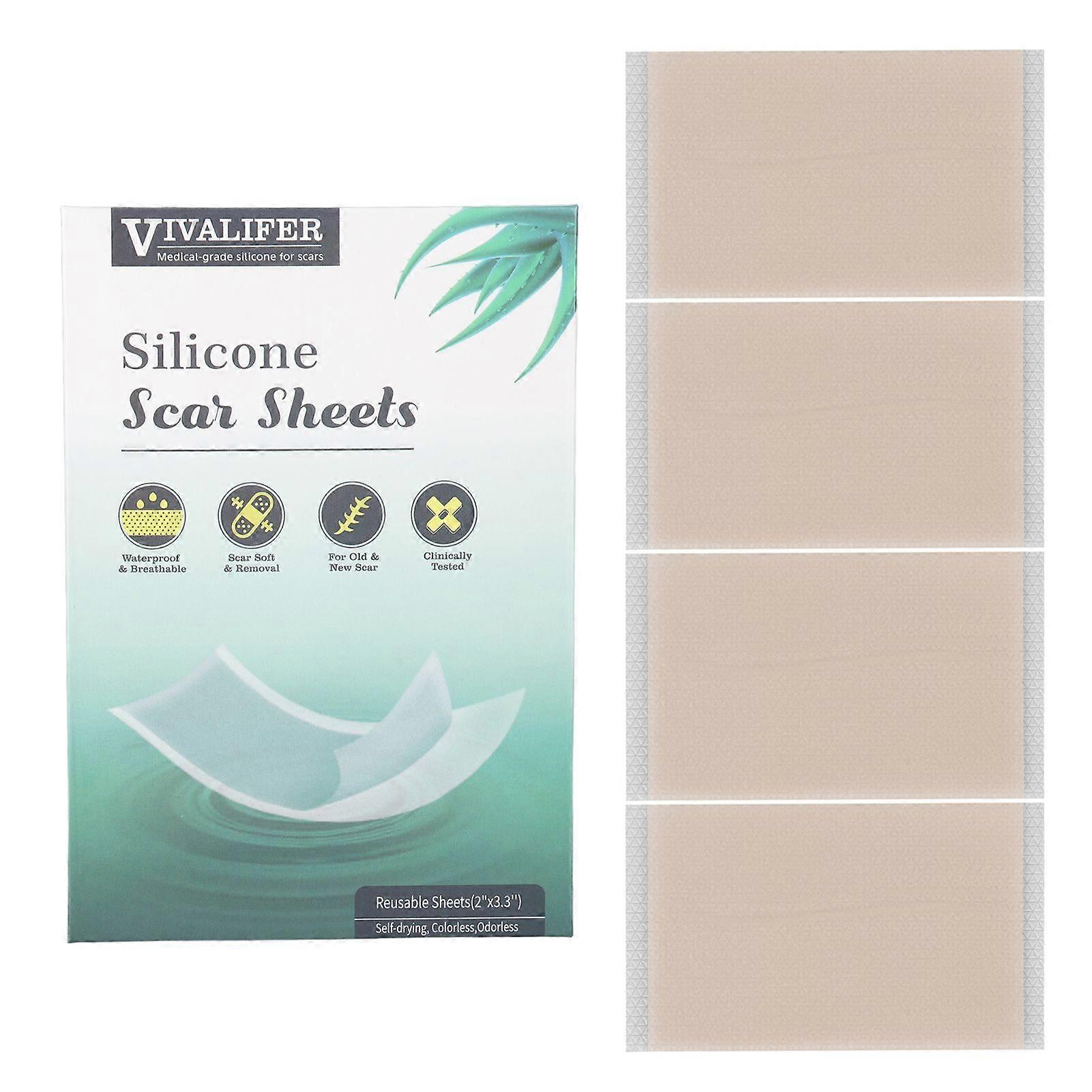 Silicone Scar Removal Sheets Professional Gel Scar Patch C Section Keloid Scar Removal Stretch Marks Patch Away