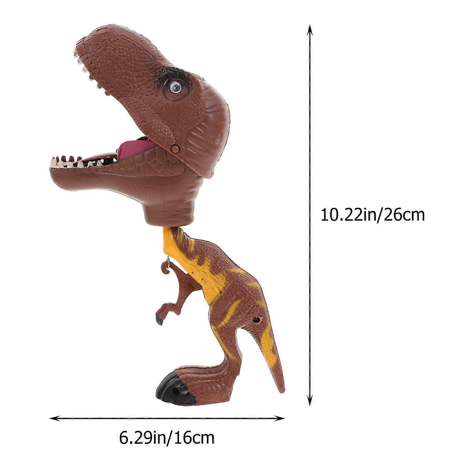 Kids Puppet Toy Creative Dinosaur Hand Puppet For Role Play And Learning Situations 26X16X7CM 1Pack