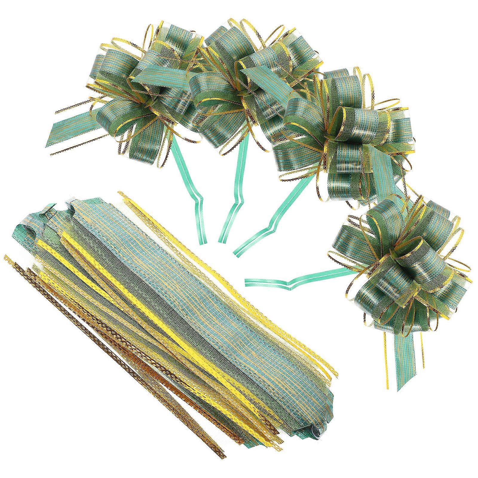 Packaging Pull Bows Durable Plastic Gift Box Decoration for Decor 20Pcs