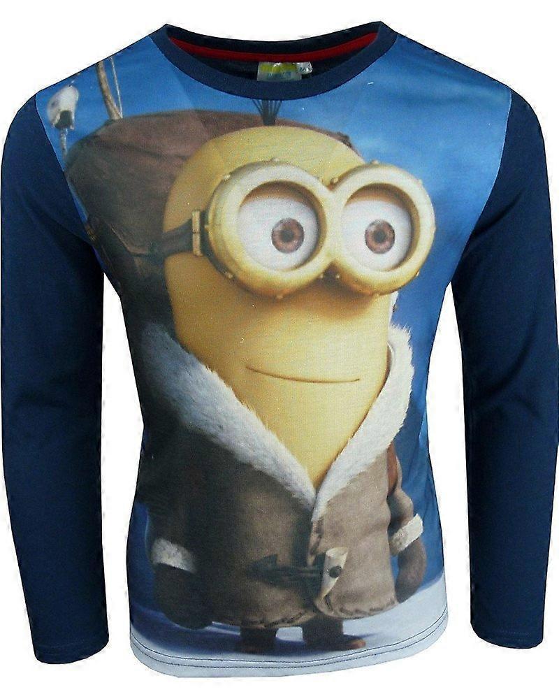 Gutter undersåtter langermet t-skjorte