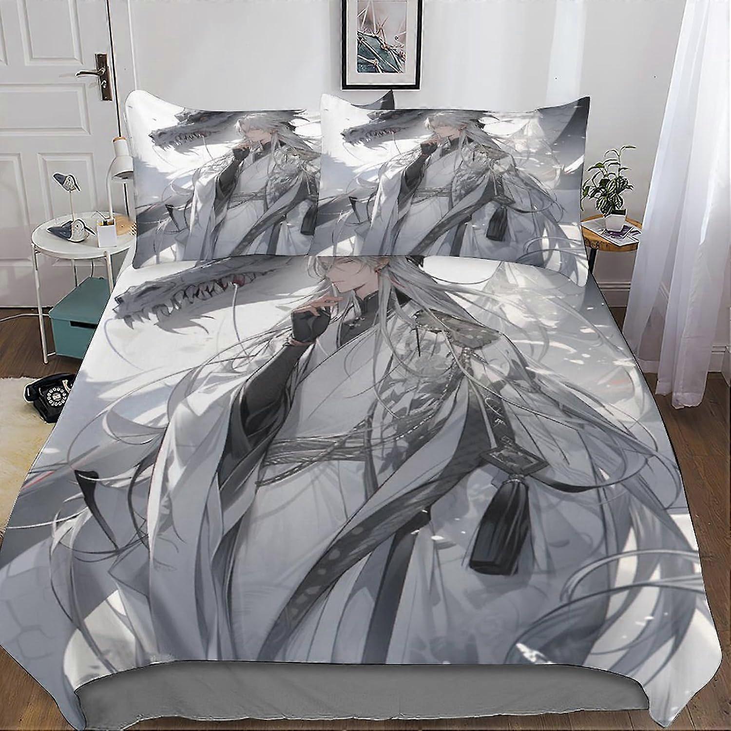 u616 Snake Collection Bedding Sets Patterned Soft Anti-fade Breathable 3D Printing AI Animals Duvet Cover Set Fashionable Design, Suitable for Teenage