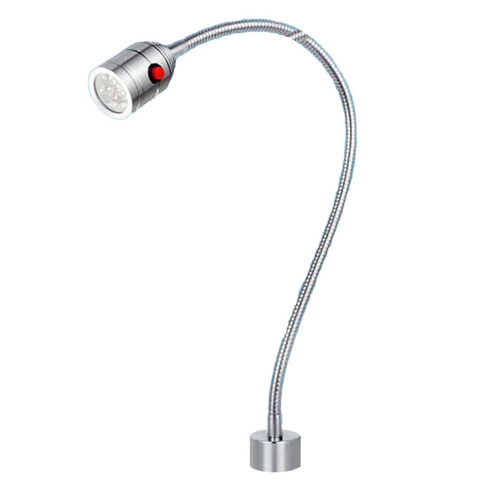 Gooseneck LED Work Light 5W 24V Tube Length 500mm Magnetic Base Tool Lamp for Work Bench Repairing