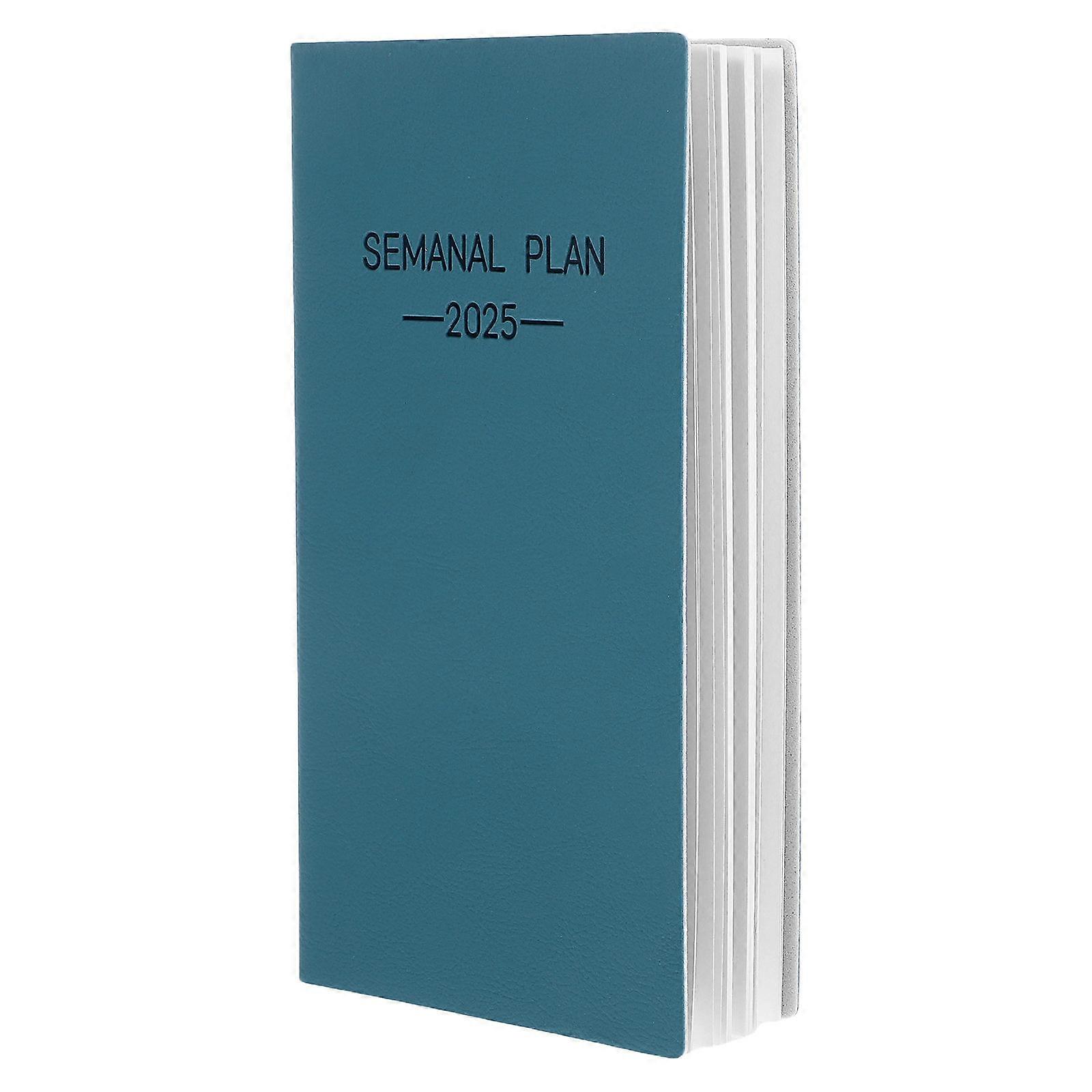 Spanish Weekly Planner with Monthly Pages Portable Notepad 3Pcs