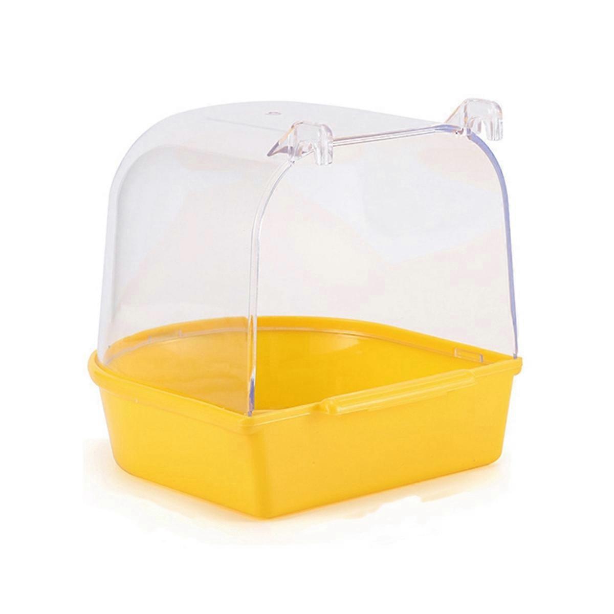 حوض استحمام معلق للببغاء سهل التركيب في قفص الكناري C