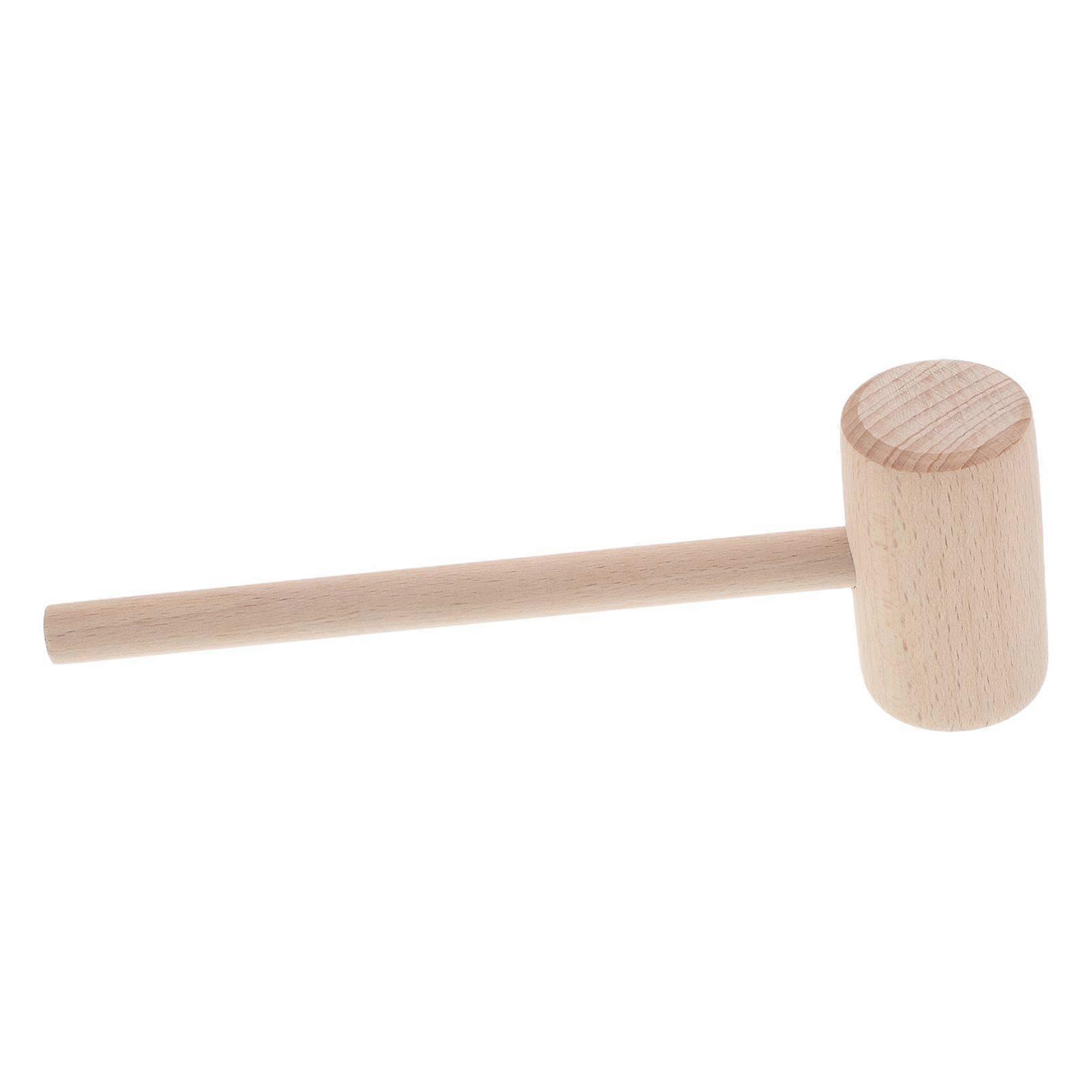 Wooden Hammer DIY Leather Crafts Hammer Wooden Mallet Hammer for Woodworking Carving Crafting Supplies Home Projects