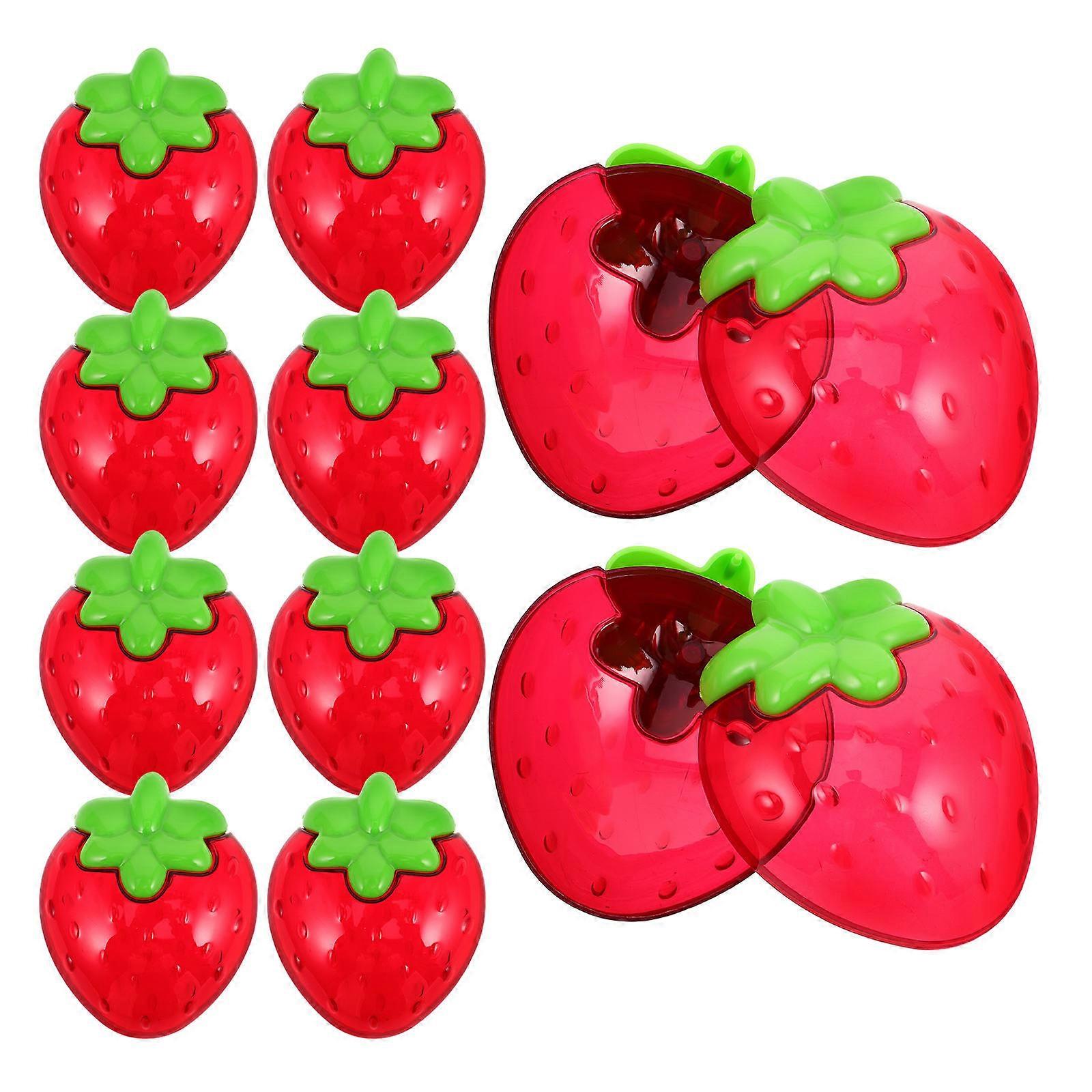 Red Strawberry Present Boxes Wedding Box 20Pcs