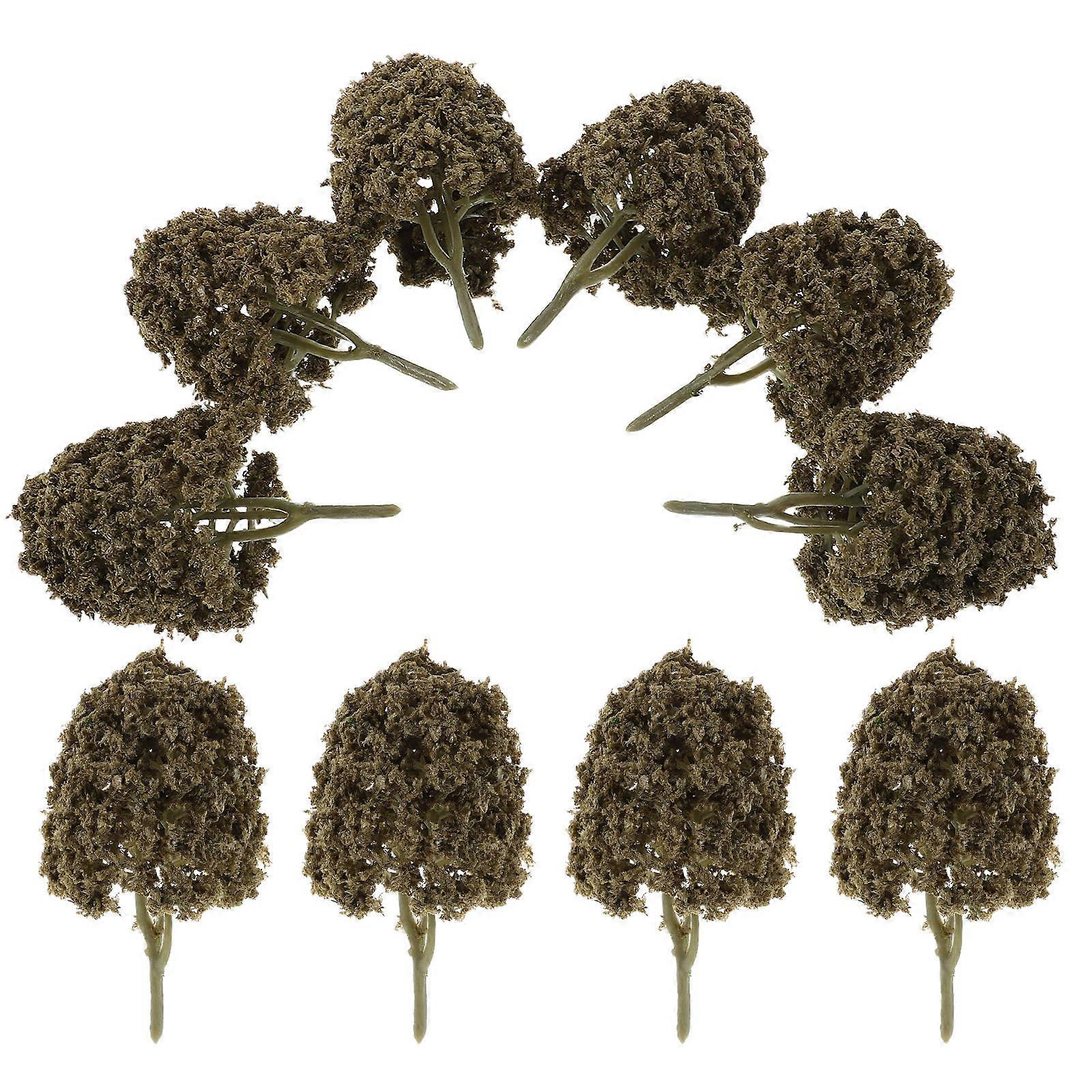Artificial Tree Mini Landscape Tree Models for Craft Use 20Pcs