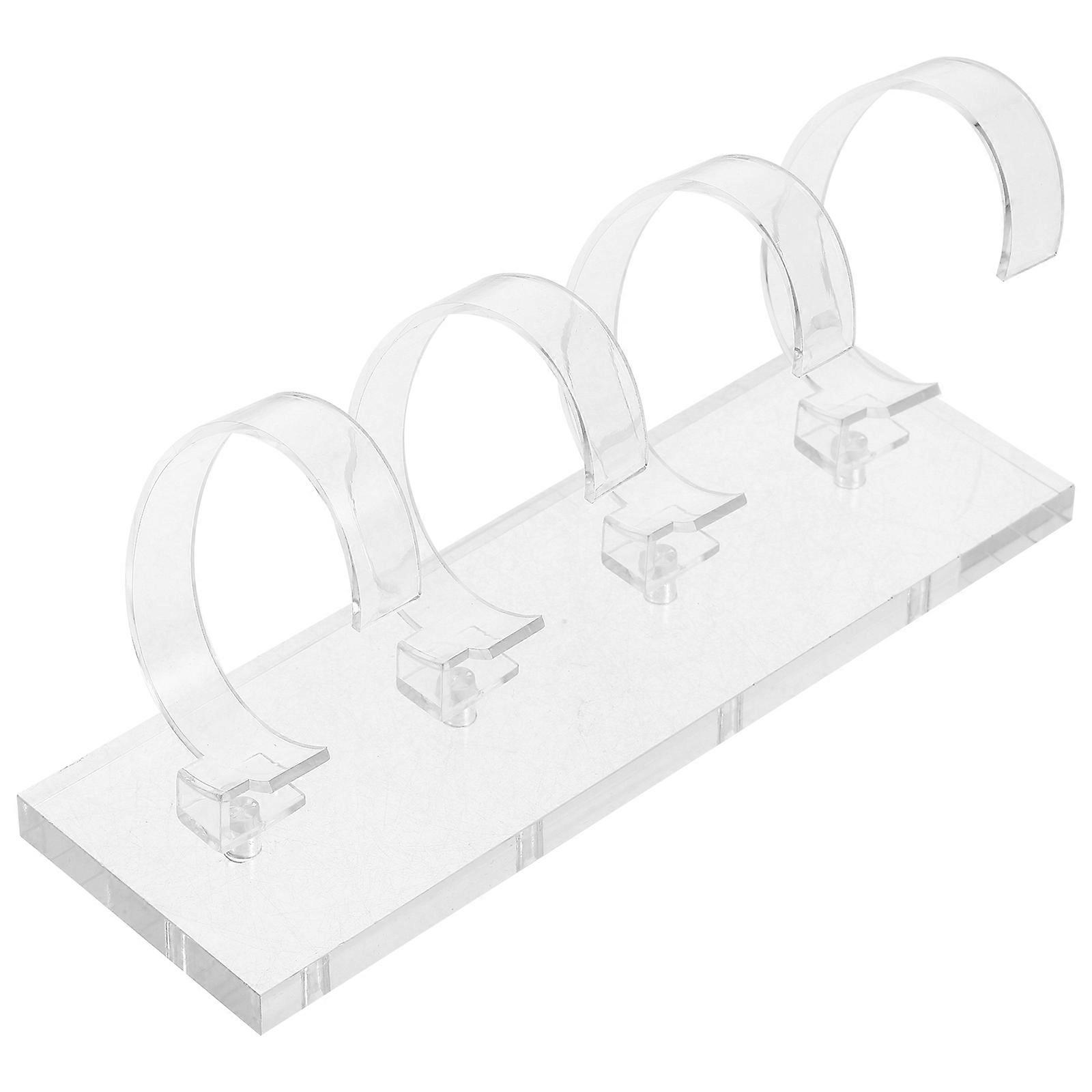 Wrist Watch Displaying Holder Transparent Acrylic Watch Stand 3Pcs