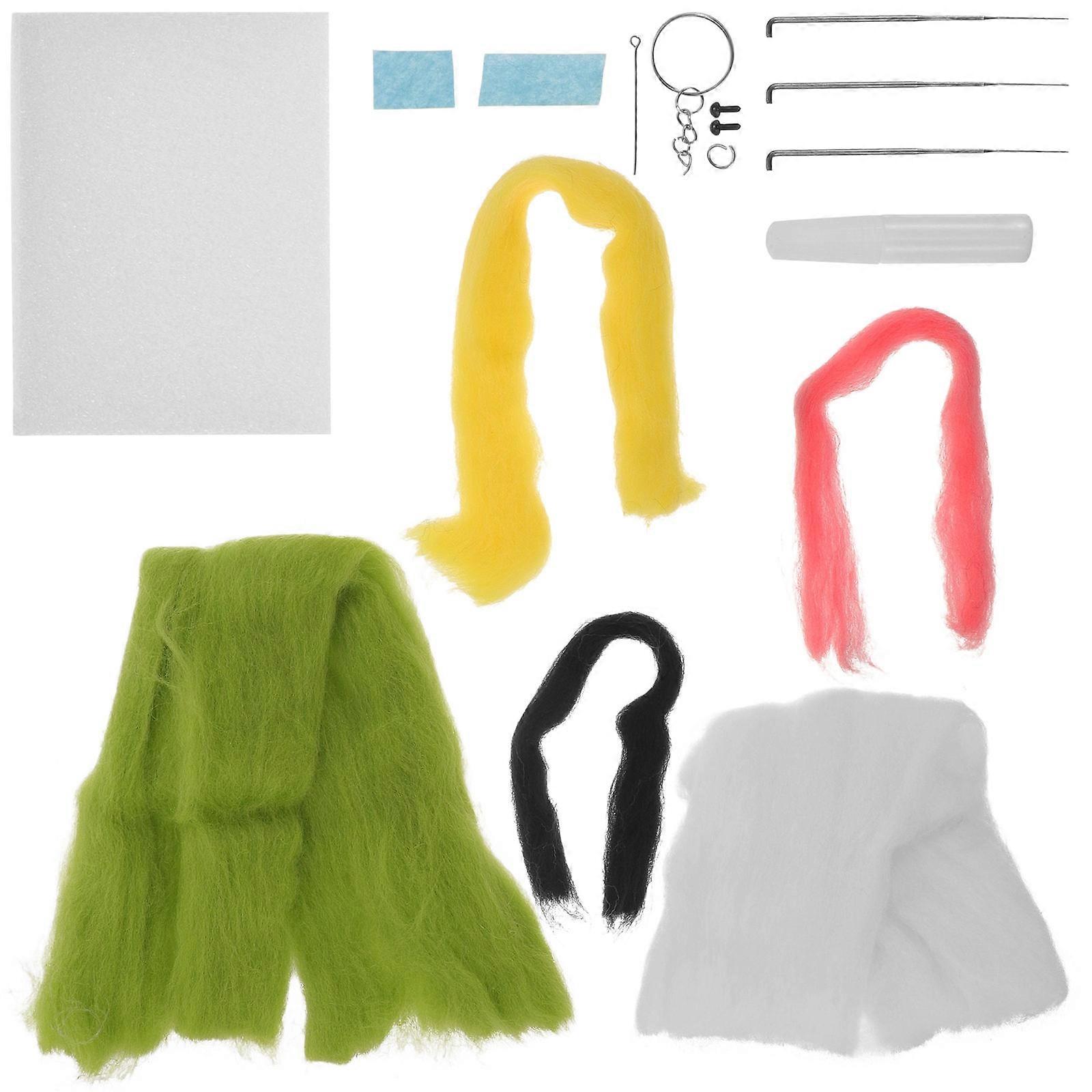 5 Sets DIY Needle Felting Kit For Women And Friends Activity In Assorted Color With Unique DIY Crafts Tool For Imagination Stimulation