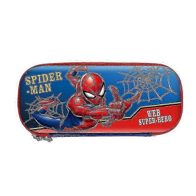 Kids Boys Batman/spiderman/captain America Print Pencil Case Zipper Pen Pouch Stationery Organizer Bag 2025