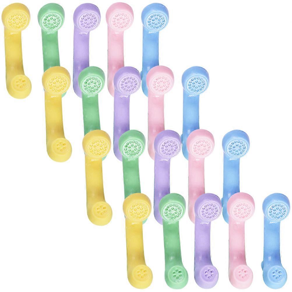 Tiny Handset Models For Mini House Collectors 75 Pcs Vintage Decorative Toy With Details