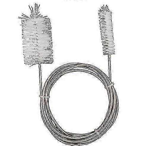 Fleksibel rustfrit stål kildevandsrørsrensebørste til afløbsrensning