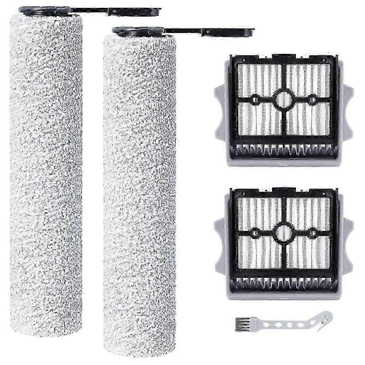 Compatible with Floor One Stretch S6 Brush Roll and Hepa Filter Replacement Parts