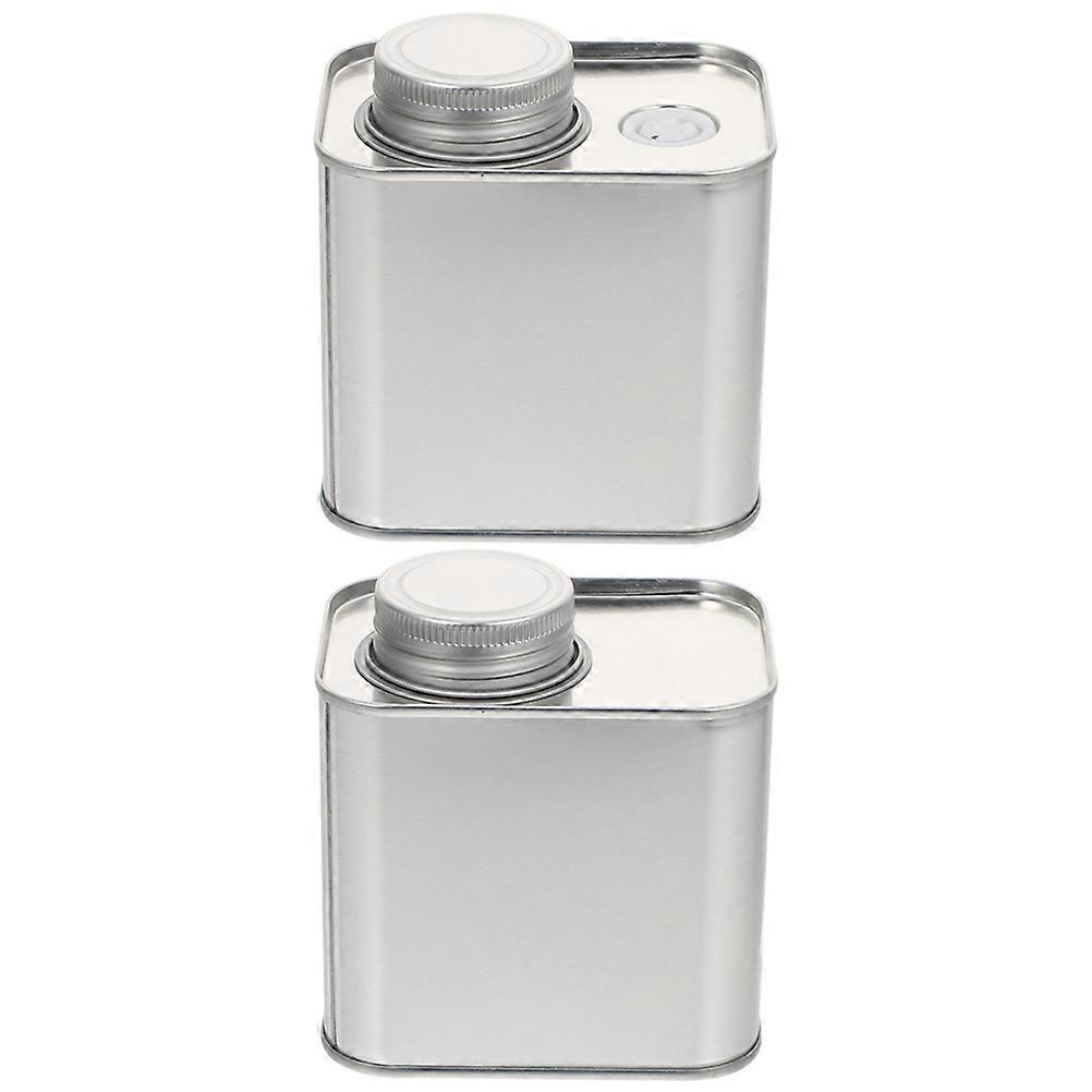 Airtight Coffee Container 2Pcs Multi-Function Storage Jars Compact Silver Air Valve for Moisture-Proof