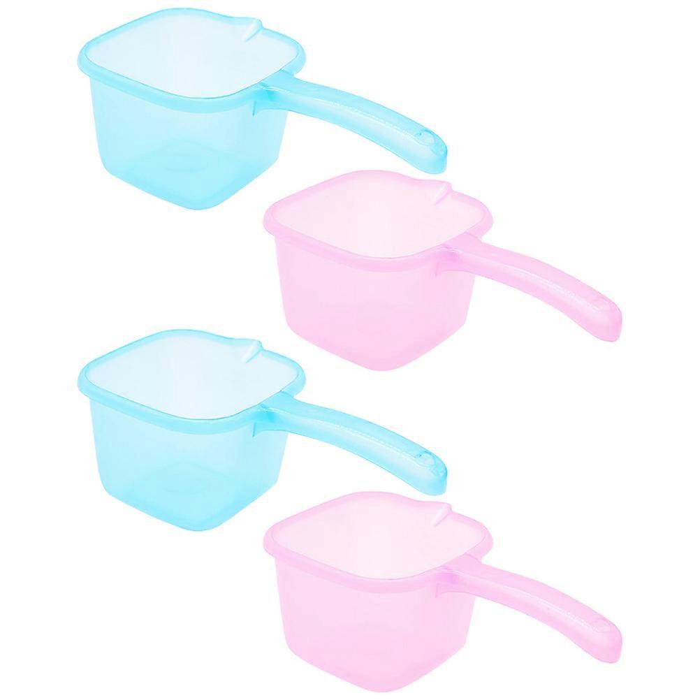 Plastic Water Holder Square Shape for Home 8Pcs Kitchen Water Ladle