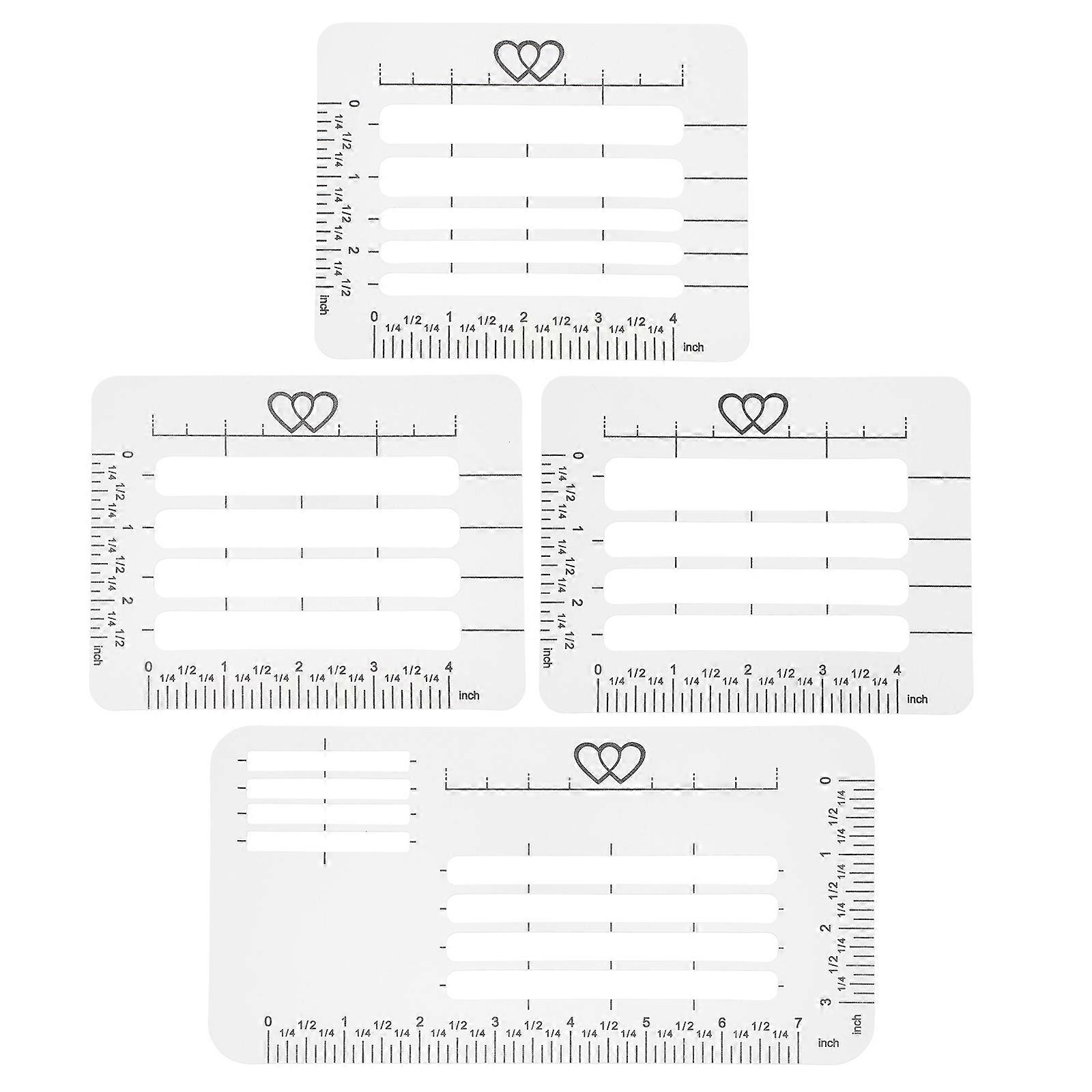 Plastic Envelop Making Templates Set for DIY Use with 16Pcs Stencils