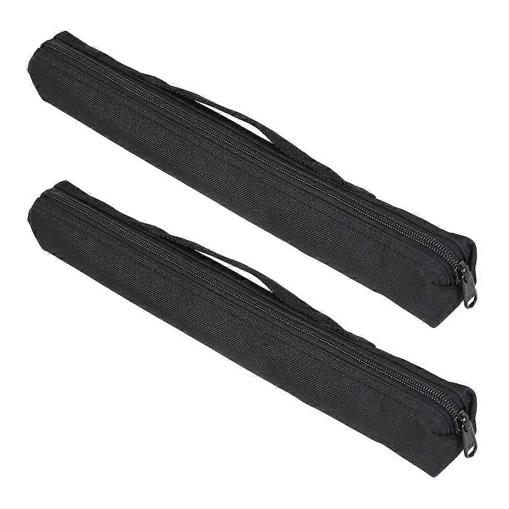 2 יחידות תיקי אחסון לסקסופון מיני עמידים מבד אוקספורד לקלרינט ולסקסופון מיני, עמידים למים לנסיעות, תכונות צבע שחור