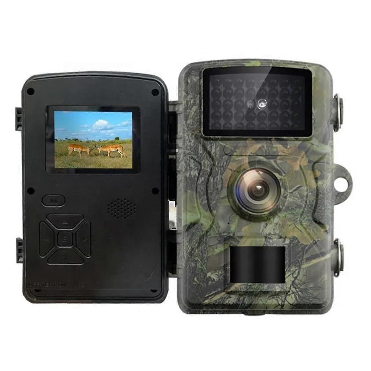 1080P Trail Camera Outdoor Mini Hunting Cam Waterproof with CMOS Sensor 2.0 Inch TFT Display for Wildlife Monitoring