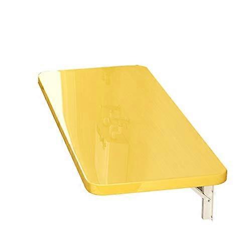 MultiFunctional WallMounted Folding Dining Table 39x20in Kitchen Countertop Bracket Included Yellow Laundry Room Bar
