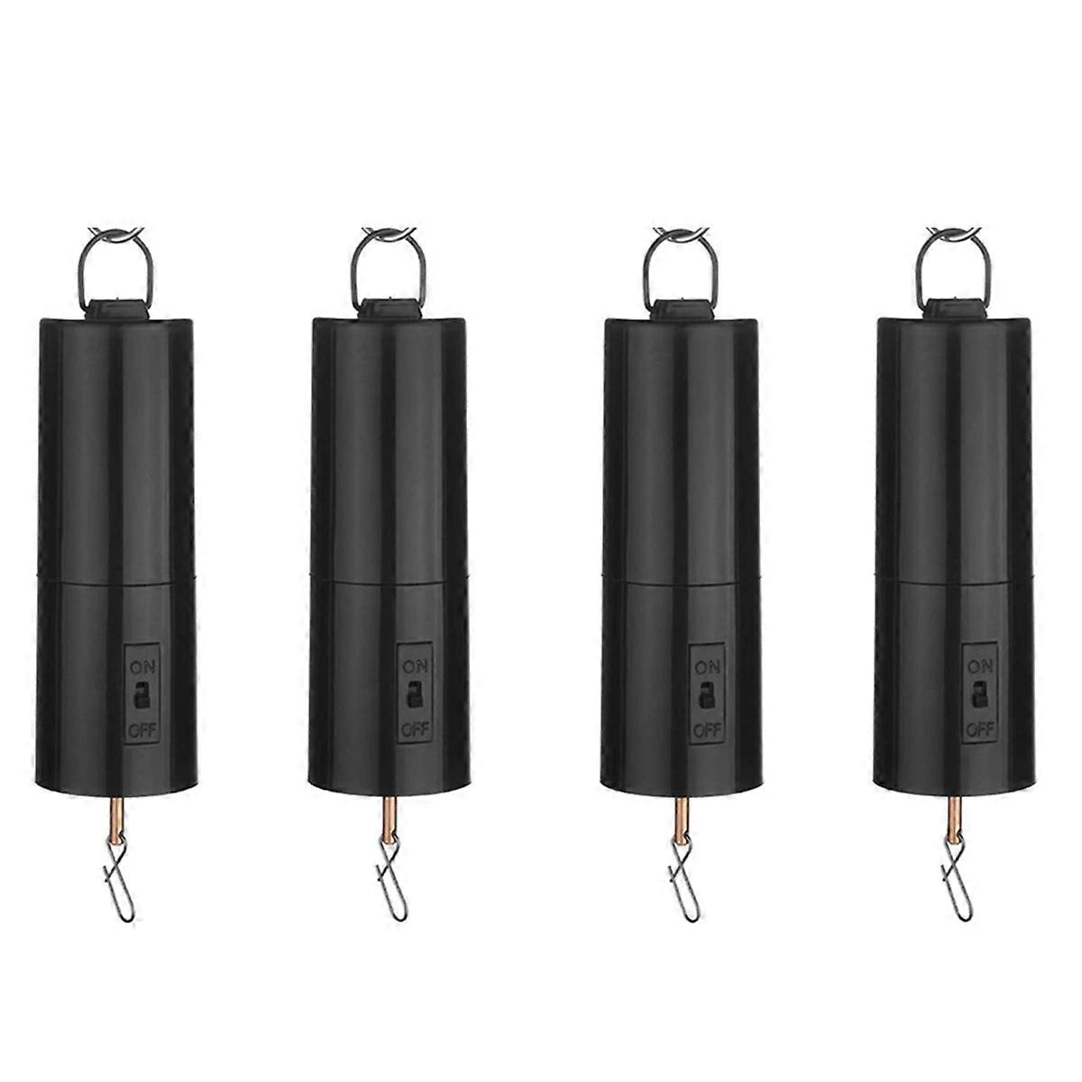 Battery Powered Wind Spinner Black Rotate Motor