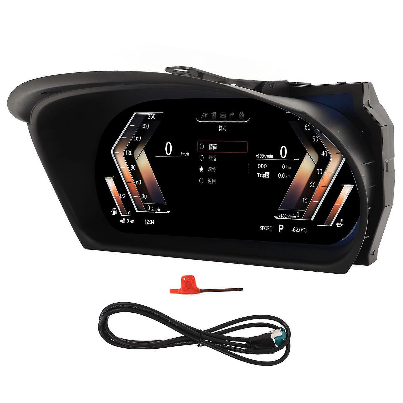 10 Zoll Auto Digital Cluster Instrument LCD Dashboard Speedmeters Display Dash Monitor für 3er E90 E91 E92 E93