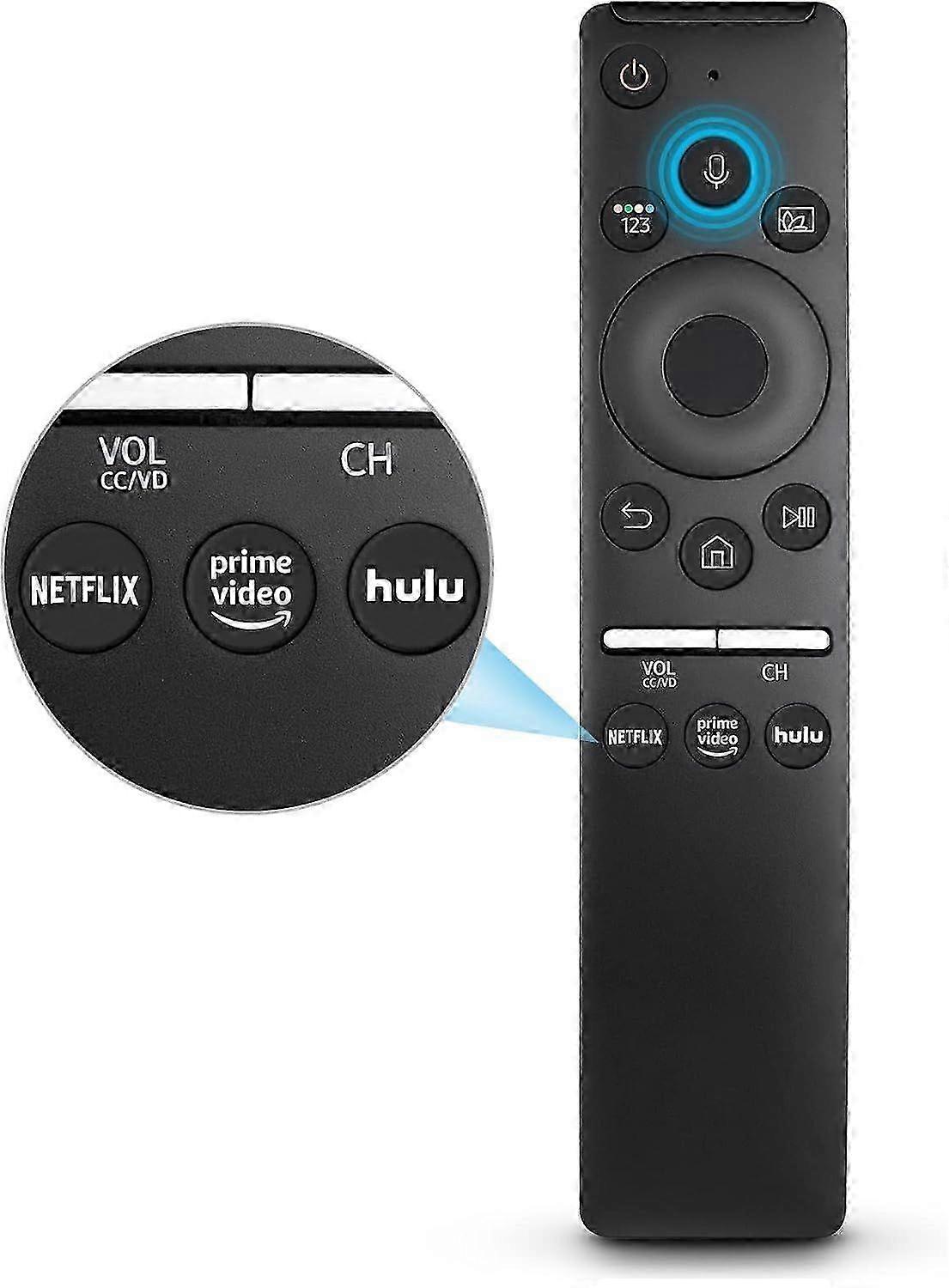 Replacement Voice Remote For Samsung-tv-remote Control Compatible For All Samsung With Voi