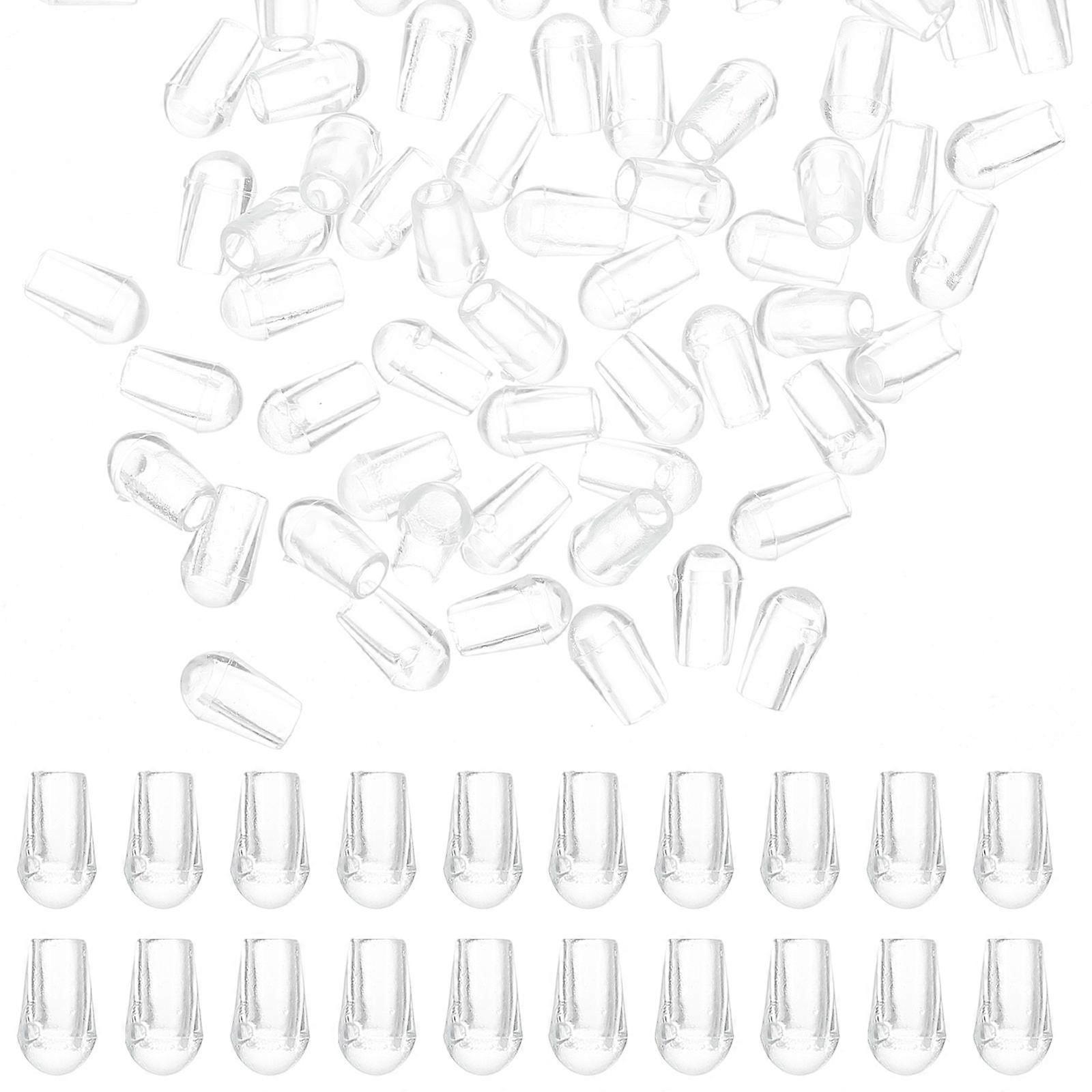 Transparent Dishwasher Tip Covers Compact Dishwasher Rack Caps for Protection 400Pcs