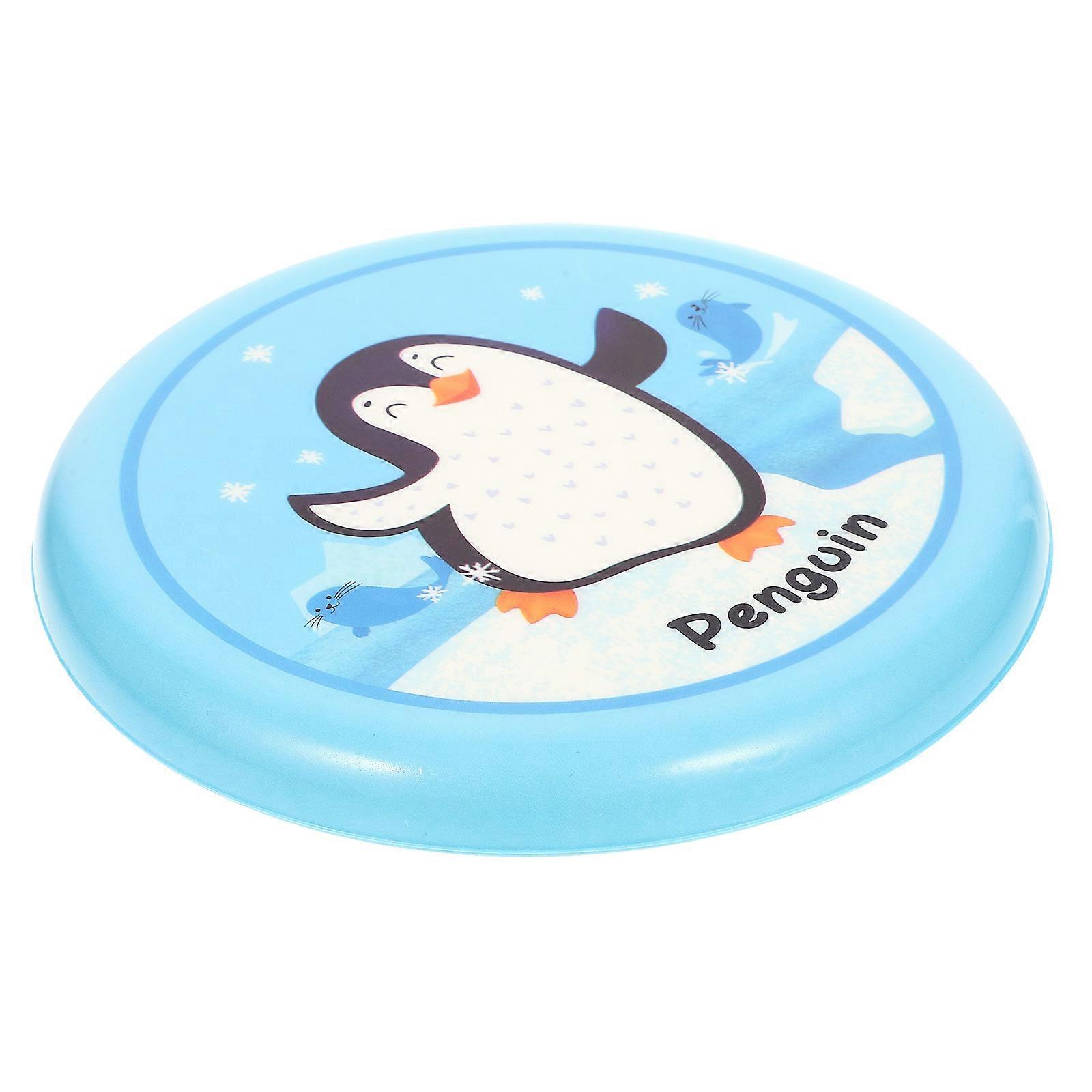 Interesting Flying Disc Soft Foam Toy Throw And Catch Suitable For Children Sky-Blue 1Set