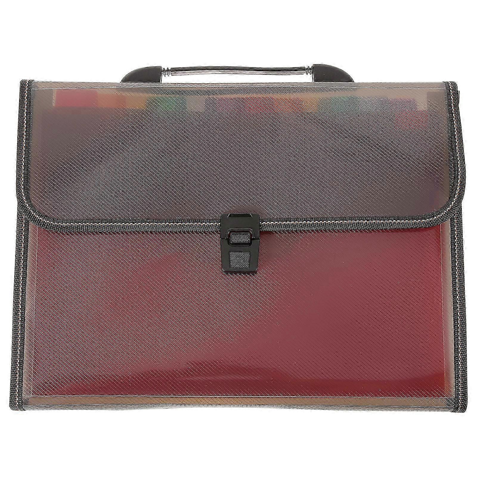 Sorting File Folder Document Organizer Folder For Vouchers Tickets PP Material 33x24.5cm 1Set