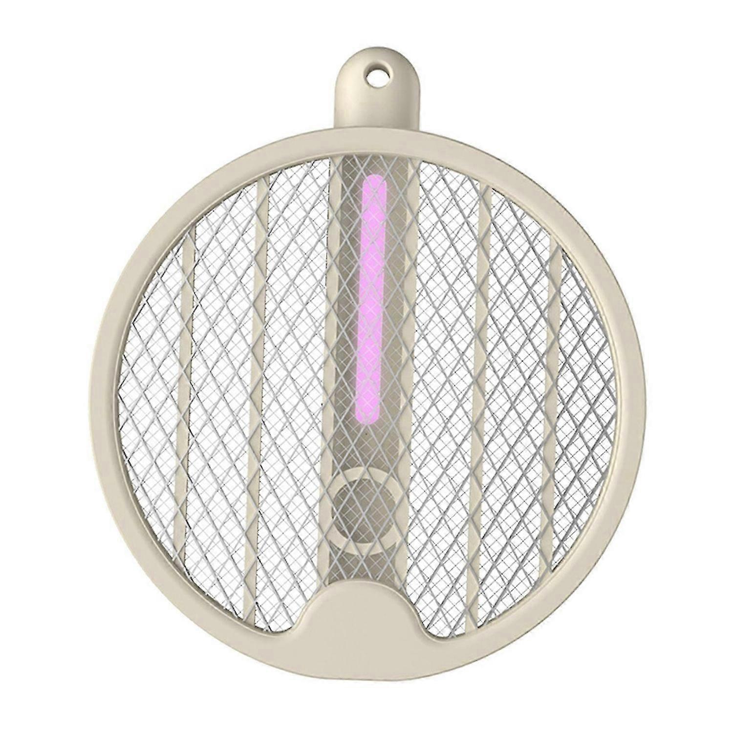 Rotating Folding 3000 Volt Electric Fly Swatter Green