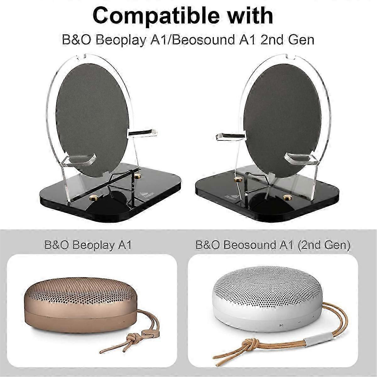 desktop stand holder for Beoplay A1 Beosound A1 2nd speaker with scratchproof flannel