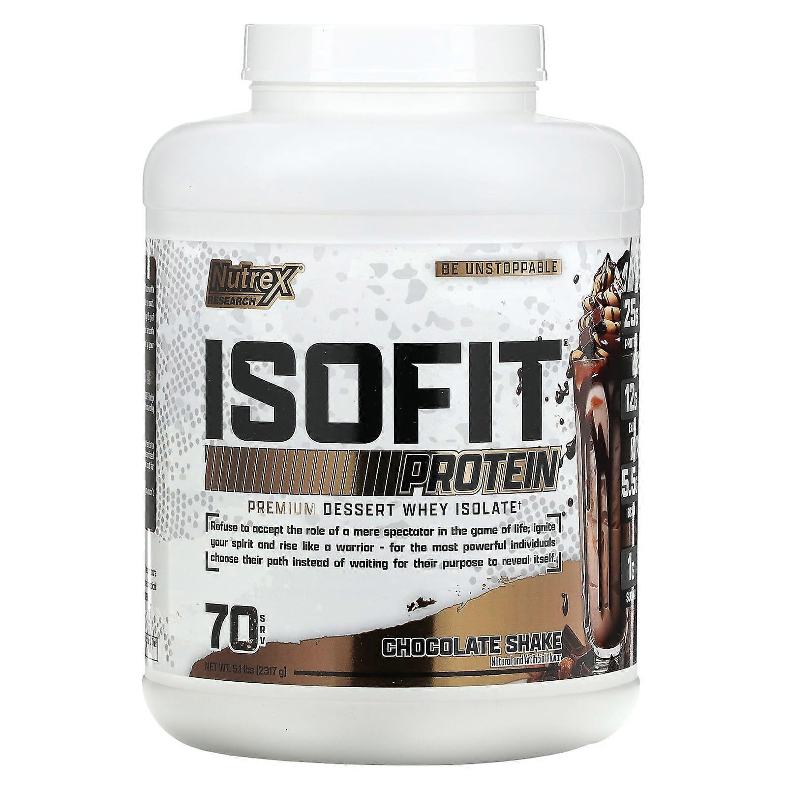 IsoFit, Chocolate Shake, 5.1 lbs (2,317 g)